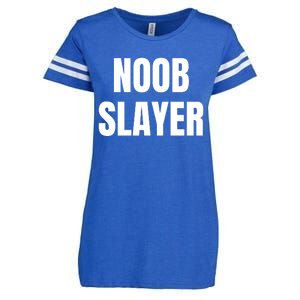 Noob Slayer Gamer Video Games Enza Ladies Jersey Football T-Shirt