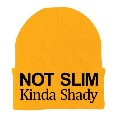 Not Slim Gift Kinda Shady Gift Knit Cap Winter Beanie