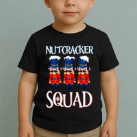 Nutcracker Squad Holiday Nutcracker Ballet Xmas Toddler T-Shirt