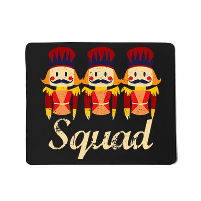 Nutcracker Squad Holiday Ballet Dance Mousepad