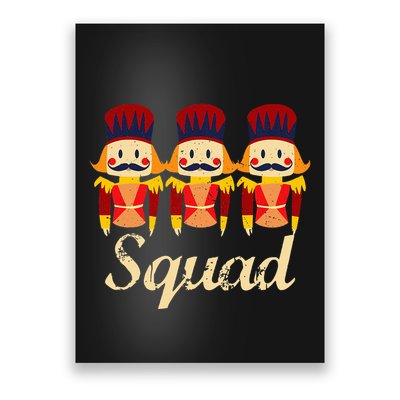 Nutcracker Squad Holiday Ballet Dance Poster