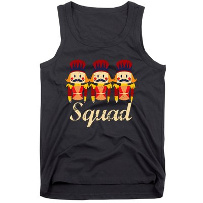 Nutcracker Squad Holiday Ballet Dance Tank Top