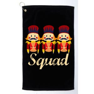 Nutcracker Squad Holiday Ballet Dance Platinum Collection Golf Towel