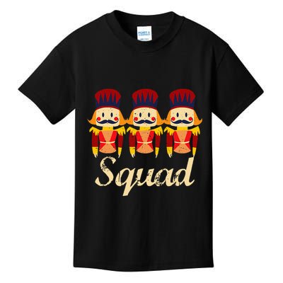 Nutcracker Squad Holiday Ballet Dance Kids T-Shirt