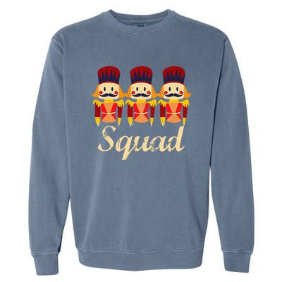 Nutcracker Squad Holiday Ballet Dance Garment-Dyed Sweatshirt