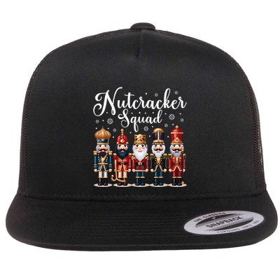 Nutcracker Squad Holiday Christmas Pajama Flat Bill Trucker Hat