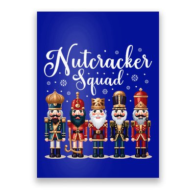 Nutcracker Squad Holiday Christmas Pajama Poster