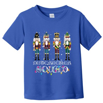 Nutcracker Squad Holiday Ballet Dance Christmas Toddler T-Shirt