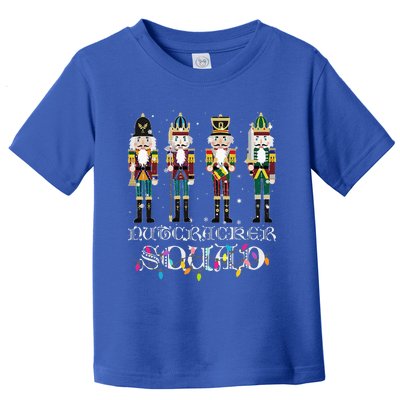 Nutcracker Squad Holiday Ballet Dance Christmas Toddler T-Shirt