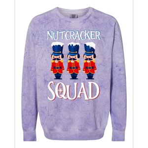 Nutcracker Squad Holiday Nutcracker Ballet Xmas Colorblast Crewneck Sweatshirt