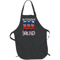 Nutcracker Squad Holiday Nutcracker Ballet Xmas Full-Length Apron With Pockets