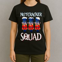 Nutcracker Squad Holiday Nutcracker Ballet Xmas T-Shirt