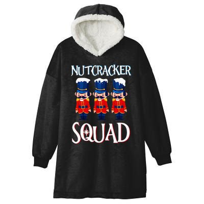 Nutcracker Squad Holiday Nutcracker Ballet Xmas Hooded Wearable Blanket