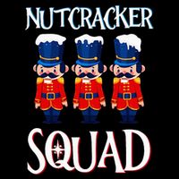 Nutcracker Squad Holiday Nutcracker Ballet Xmas Drawstring Bag