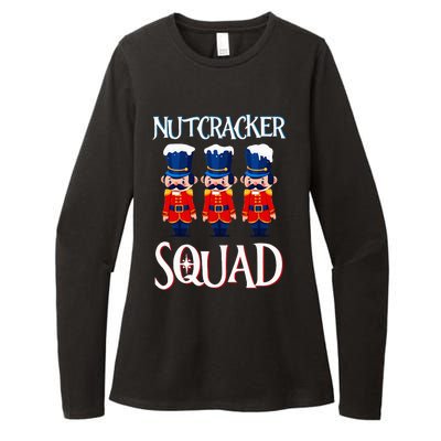 Nutcracker Squad Holiday Nutcracker Ballet Xmas Womens CVC Long Sleeve Shirt