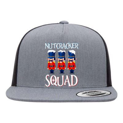 Nutcracker Squad Holiday Nutcracker Ballet Xmas Flat Bill Trucker Hat