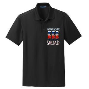 Nutcracker Squad Holiday Nutcracker Ballet Xmas Dry Zone Grid Polo