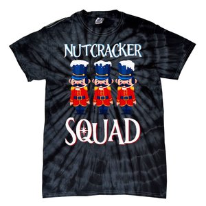 Nutcracker Squad Holiday Nutcracker Ballet Xmas Tie-Dye T-Shirt