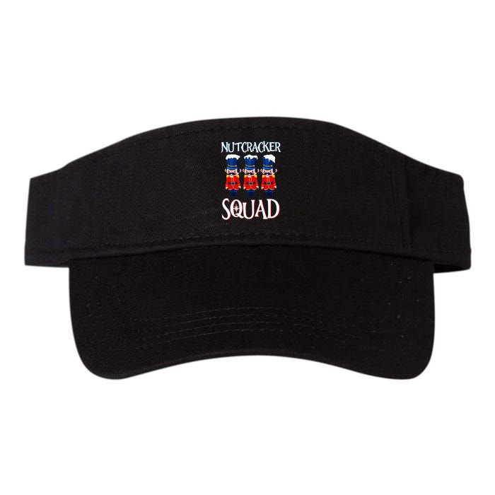 Nutcracker Squad Holiday Nutcracker Ballet Xmas Valucap Bio-Washed Visor