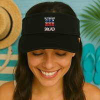 Nutcracker Squad Holiday Nutcracker Ballet Xmas Valucap Bio-Washed Visor