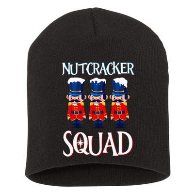 Nutcracker Squad Holiday Nutcracker Ballet Xmas Short Acrylic Beanie