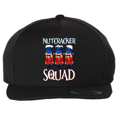 Nutcracker Squad Holiday Nutcracker Ballet Xmas Wool Snapback Cap