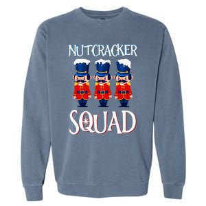 Nutcracker Squad Holiday Nutcracker Ballet Xmas Garment-Dyed Sweatshirt