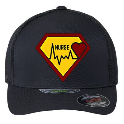 Nurse Super Hero Gift Flexfit Unipanel Trucker Cap