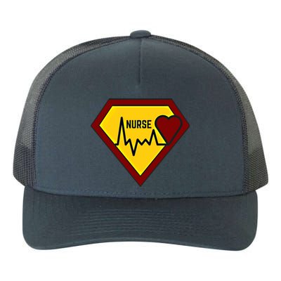 Nurse Super Hero Gift Yupoong Adult 5-Panel Trucker Hat