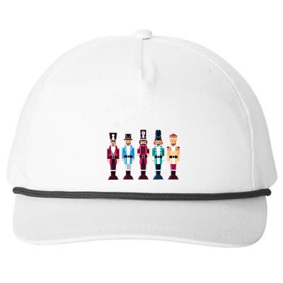 Nutcracker Squad Holiday Christmas Snapback Five-Panel Rope Hat