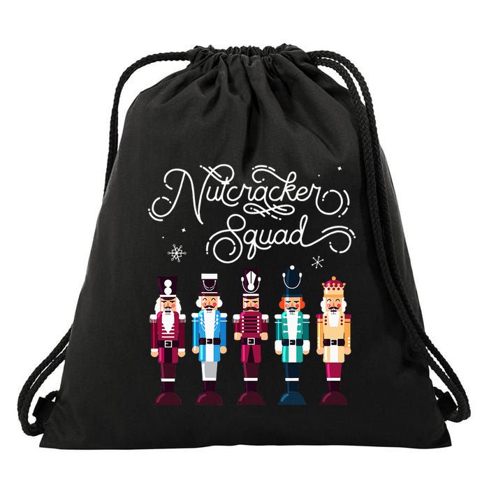 Nutcracker Squad Holiday Christmas Drawstring Bag