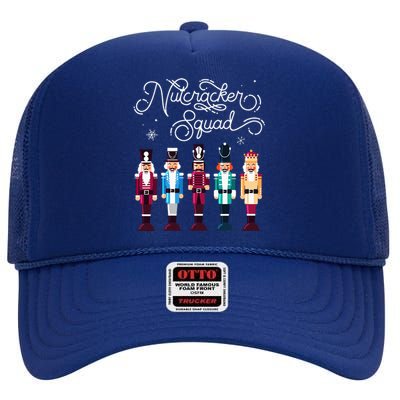 Nutcracker Squad Holiday Christmas High Crown Mesh Back Trucker Hat