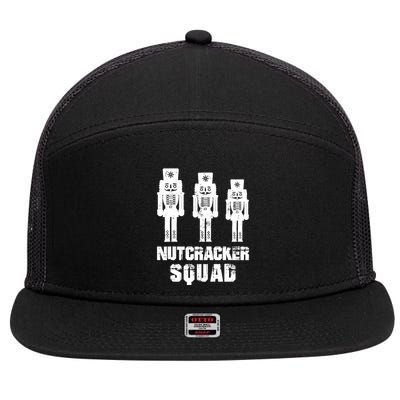 Nutcracker Squad Holiday Ballet Dance Matching Christmas 7 Panel Mesh Trucker Snapback Hat