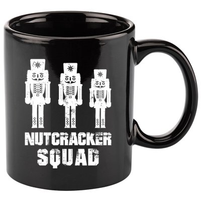 Nutcracker Squad Holiday Ballet Dance Matching Christmas 11oz C Handle Ceramic Mug