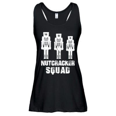 Nutcracker Squad Holiday Ballet Dance Matching Christmas Ladies Essential Flowy Tank