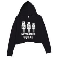 Nutcracker Squad Holiday Ballet Dance Matching Christmas Crop Fleece Hoodie