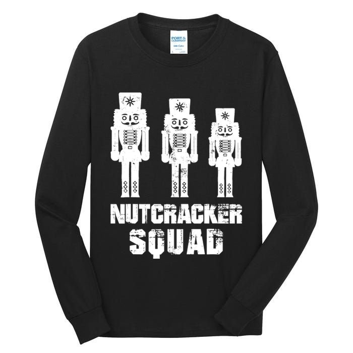 Nutcracker Squad Holiday Ballet Dance Matching Christmas Tall Long Sleeve T-Shirt