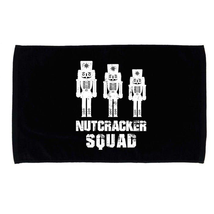Nutcracker Squad Holiday Ballet Dance Matching Christmas Microfiber Hand Towel
