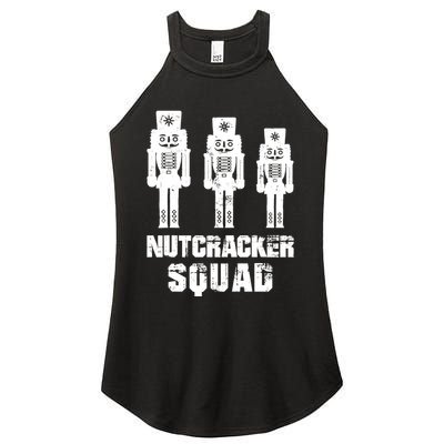 Nutcracker Squad Holiday Ballet Dance Matching Christmas Women's Perfect Tri Rocker Tank