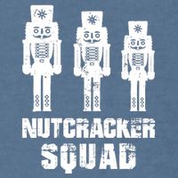 Nutcracker Squad Holiday Ballet Dance Matching Christmas Garment-Dyed Sweatshirt