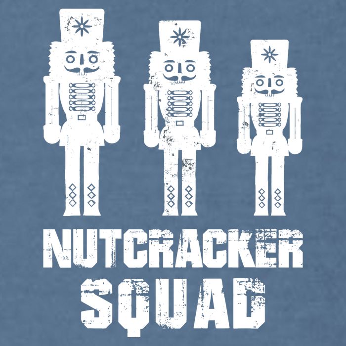 Nutcracker Squad Holiday Ballet Dance Matching Christmas Garment-Dyed Sweatshirt