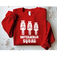 Nutcracker Squad Holiday Ballet Dance Matching Christmas Sweatshirt