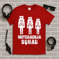 Nutcracker Squad Holiday Ballet Dance Matching Christmas T-Shirt