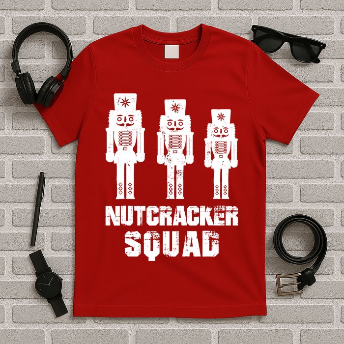 Nutcracker Squad Holiday Ballet Dance Matching Christmas T-Shirt