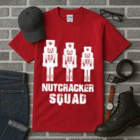 Nutcracker Squad Holiday Ballet Dance Matching Christmas Tall T-Shirt