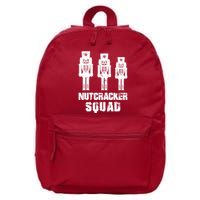 Nutcracker Squad Holiday Ballet Dance Matching Christmas 16 in Basic Backpack