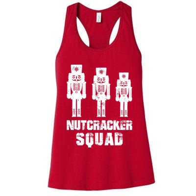 Nutcracker Squad Holiday Ballet Dance Matching Christmas Womens Tank Top