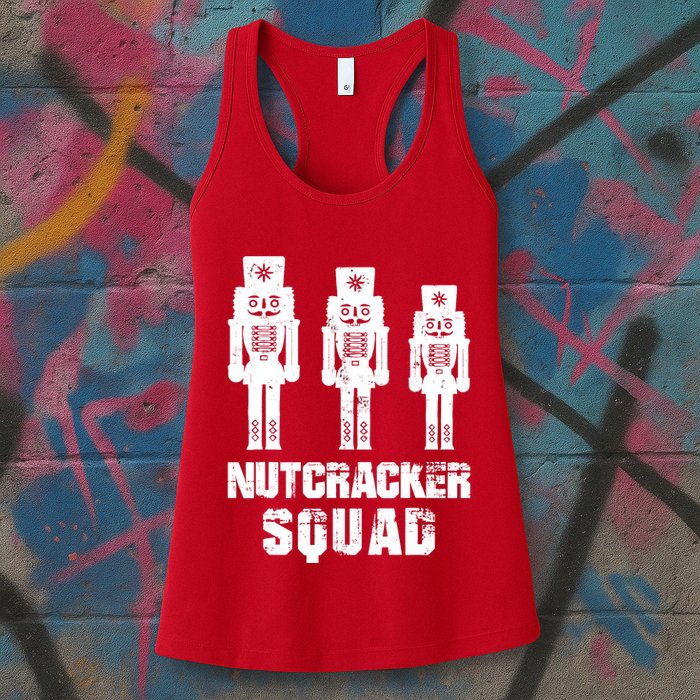 Nutcracker Squad Holiday Ballet Dance Matching Christmas Womens Tank Top