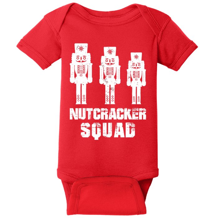 Nutcracker Squad Holiday Ballet Dance Matching Christmas Baby Bodysuit