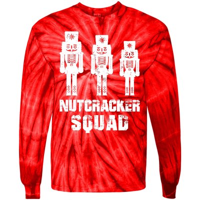 Nutcracker Squad Holiday Ballet Dance Matching Christmas Tie-Dye Long Sleeve Shirt